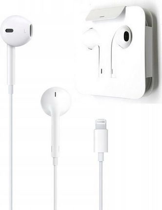 Apple Słuchawki z mikrofonem EarPods kabel Lightning do iPhone iPad