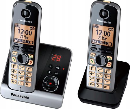 Panasonic Telefon bezprzewodowy Kx-tg 6722 Gb Duo