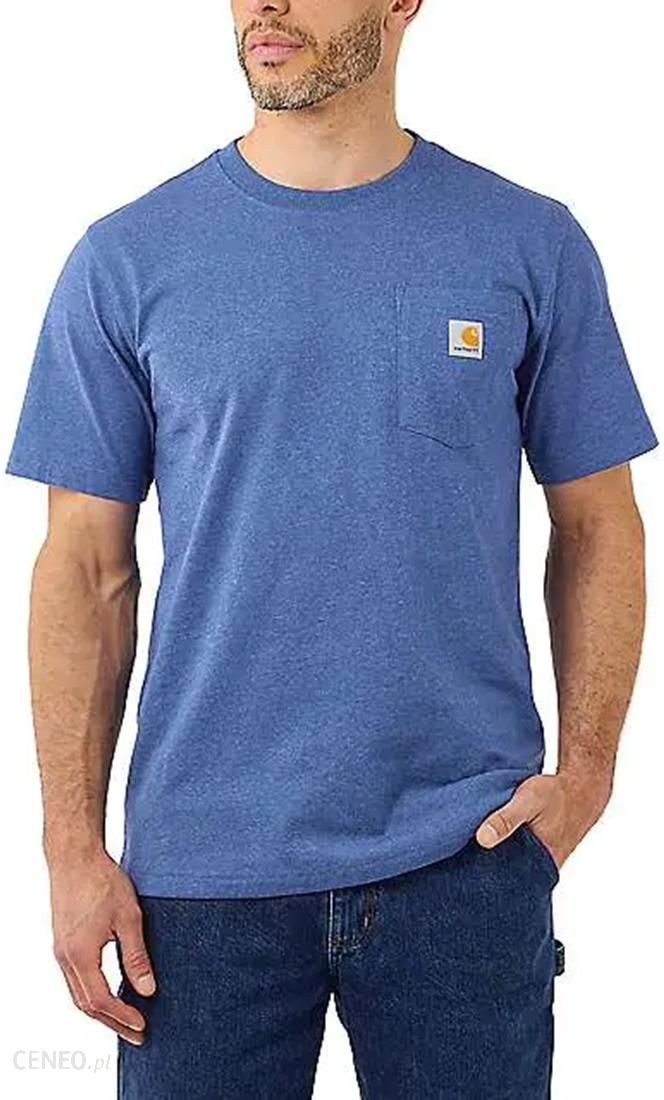 Koszulka męska T-shirt Carhartt Heavyweight Pocket K87 H55 Scout Blue ...