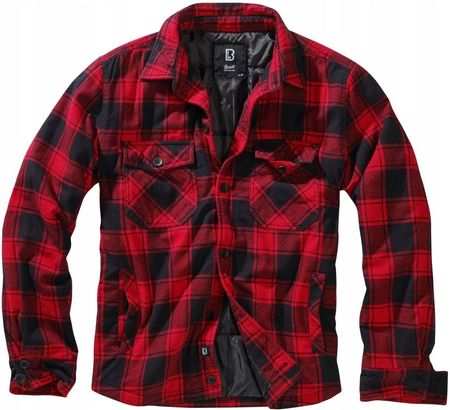 Kurtka Brandit Lumberjacket red/black 3XL