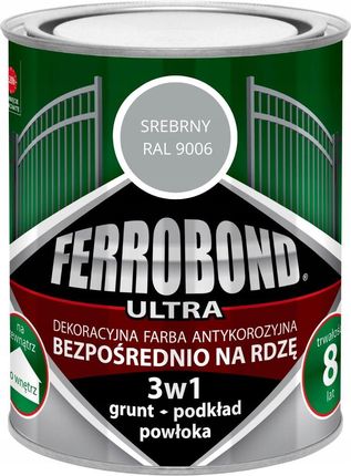 Ferrobond Ultra Srebrny Połysk 0,7L