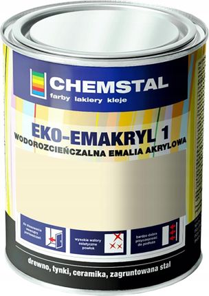Chemstal Eko-Emakryl Popielaty Jasny 0,8L