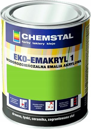 Chemstal Eko-Emakryl Zielony Jasny 0,8L