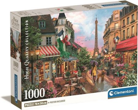 Clementoni Puzzle Compact Kwiaty W Paryżu 1000El.