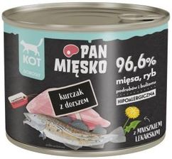 Wiejska Zagroda Pan Mięsko Mokra Dla Kota Kurczak Z Dorszem 200g