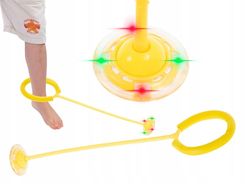 Zdjęcie Ikonka Hula Hop Na Nogę Skakanka Piłka Świecąca Led Żółta - Bełchatów