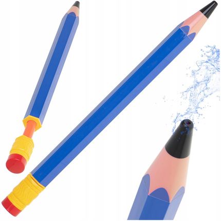 X Sikawka Strzykawka Pompka Na Wodę Ołówek 54Cm Niebieski