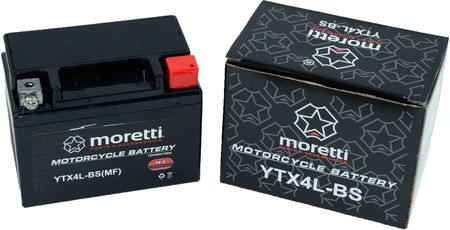 Moretti Ns Akumulator Zelowy 12V 4Ah Ytx4L-Bs Agm 5489002--06565-5044-044