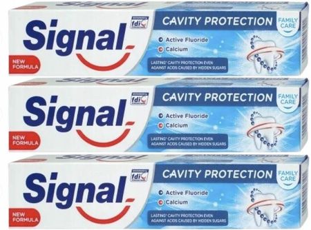 Signal Cavity Protection Pasta Do Zębów 3x75 ml