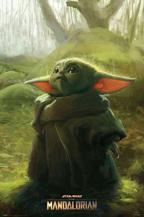 Plakat Star Wars The Mandalorian Baby Yoda 61X91,5