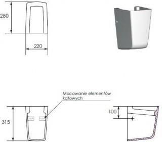 Cersanit CARINA K31003