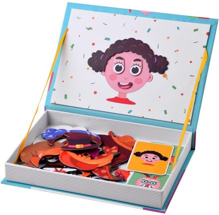 Jokomisiada Puzzle Magnetyczne Twarze Wesołe Buźki 55El Za4409 - zdjęcie 6