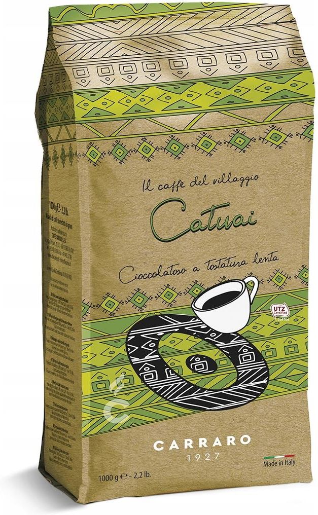 Kawa Carraro Ziarnista Z Włoch Catuai 1kg - Ceny i opinie - Ceneo.pl