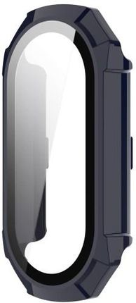 Bizon Etui Case+Glass Set Do Xiaomi Mi Smart Band 8 Niebieskie