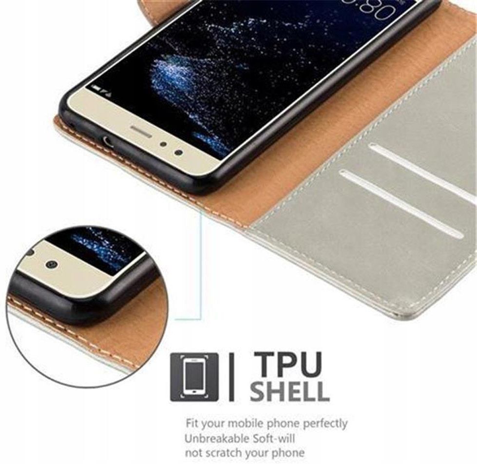 Cadorabo Custodia Libro per Huawei P10 LITE in VIOLETTA AMETISTA - con Vani di Carte, Funzione Stand e Chiusura Magnetica - Portafoglio Cover Case Wallet Book Etui Protezione
