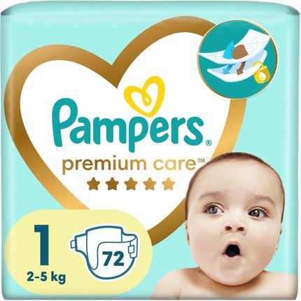 Pampers Pieluszki Premium Care 1 2-5Kg 72szt.