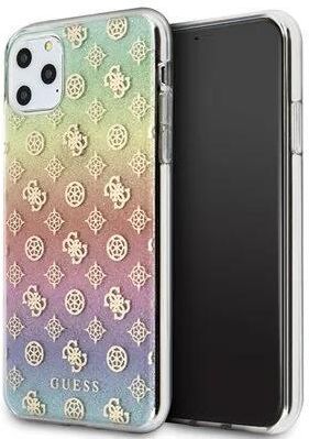 Etui GUESS 4G Peony do Apple iPhone 11 Pro Max Tęczowy