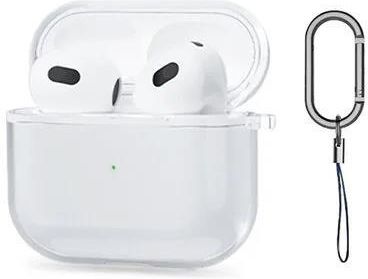 Etui na słuchawki TECH-PROTECT FlexAir do APPLE Apple Airpods 3 Przezroczysty