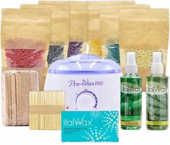 Italwax Zestaw Startowy 10 x Depilacja Wosk Twardy + Podgrzewacz