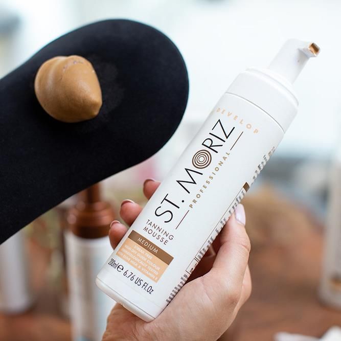 St. Moriz Zestaw samoopalacz w musie Instant Tanning Mousse Darker