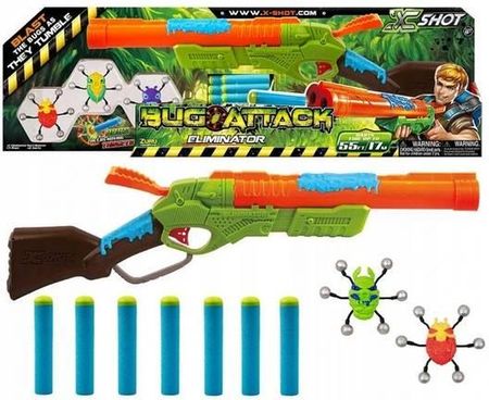 Zuru X-Shot Bug Attack Eliminator Robal + Figurki