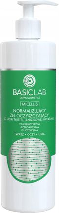 Basiclab Dermocosmetics Żel Oczyszczający Skóry Tłustej Trądzikowej 300 ml