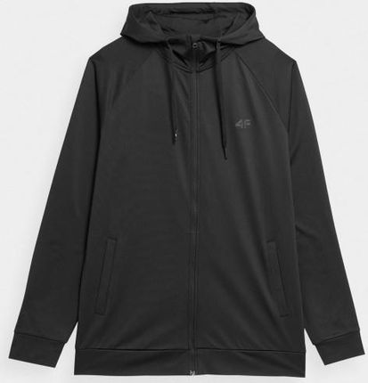 Męska bluza sportowa 4F SS23 FSWM112 czarny 20S M