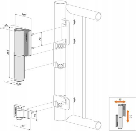 すみよしページ Locinox Zawias Samozamykający Tiger 180Stopni Srebrny - opinie i