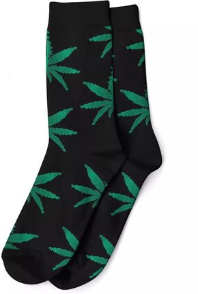 Skarpety damskie Cannabis Leaves rozm. 36-42 liście MJ