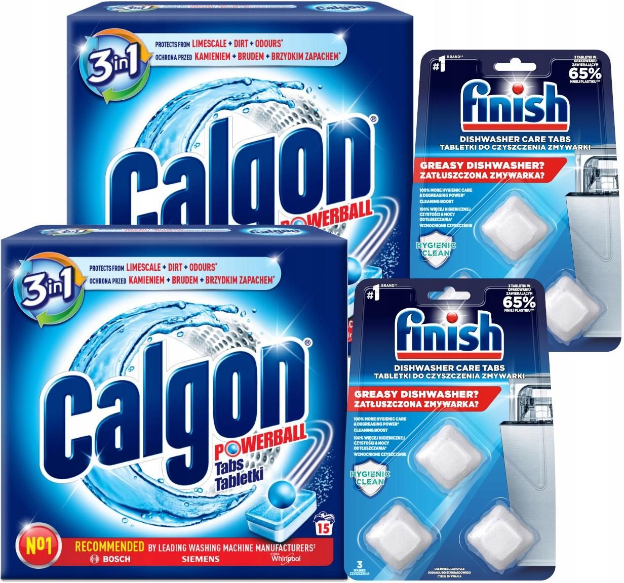 Calgon Finish Zestaw Odkamieniacz Pralki Zmywarki - Opinie i atrakcyjne ...