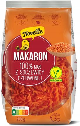 Novelle Makaron Warzywny 100% Z Soczewicy 250g