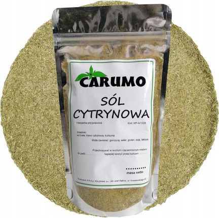 Carumo Sól Cytrynowa Z Trawą Cytrynową 250g