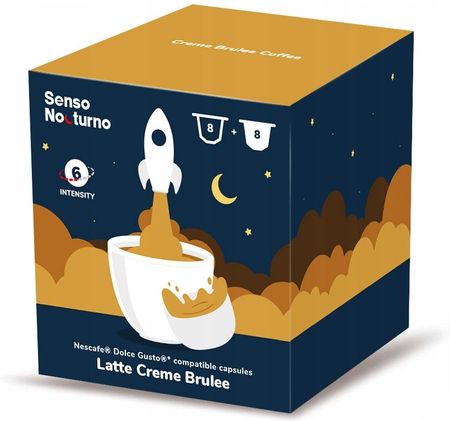 Rene Senso Nocturno Latte Creme Brulee Kawa 16 Kapsułek
