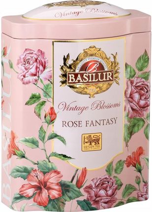 Basilur Rose Fantasy Zielona Z Różą 100g