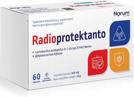 Radioprotektanto 400 mg 60 kaps