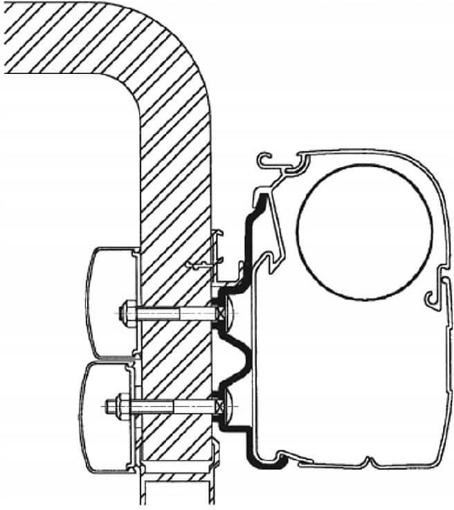 Thule Adapter Markizy Omnistor Hymer Camp Do Opinie I Ceny Na Ceneo Pl