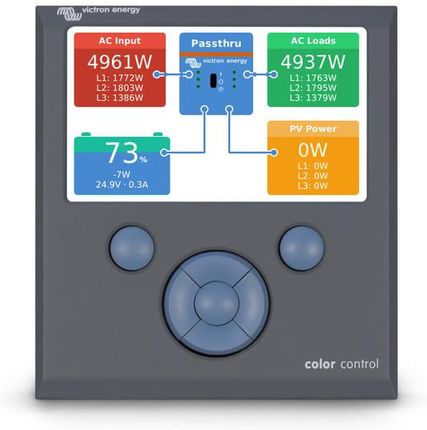 Victron Energy Panel Color Control Gx