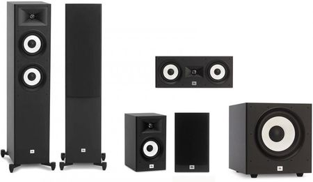 Zestaw Kina domowego 5.1 JBL Stage A180 Stage A130  Stage A125C Stage A100P