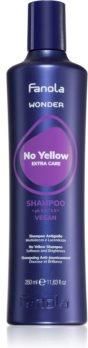 Fanola Wonder No Yellow Extra Care Shampoo Szampon Neutralizujący Żółte Odcienie 350 Ml