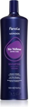 Fanola Wonder No Yellow Extra Care Shampoo Szampon Neutralizujący Żółte Odcienie 1000 Ml