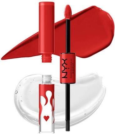 NYX Professional Makeup Shine Loud Pro Pigment Pomadka w Płynie Rebel In Red Serrano 2x3.4ml