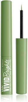 Nyx Professional Makeup Vivid Brights Eyeliner Odcień 02 Ghosted Green 2 Ml