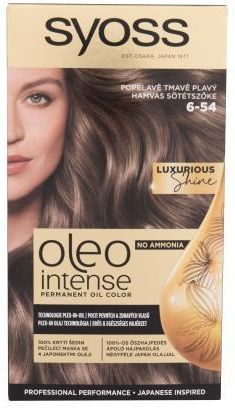 Syoss Oleo Intense Trwały Kolor Włosów Z Olejem Odcień 6-54 Ashy Dark Blond 1 Szt.