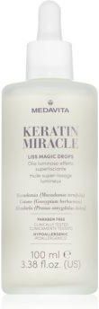 Medavita Keratin Miracle Liss Magic Drops Pielęgnacja Wygładzająca Do Nabłyszczania I Zmiękczania Włosów 100 Ml