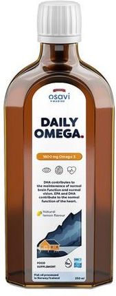Olivit Osavi Daily Omega 1600 Mg Płyn Smak Cytrynowy 250ml