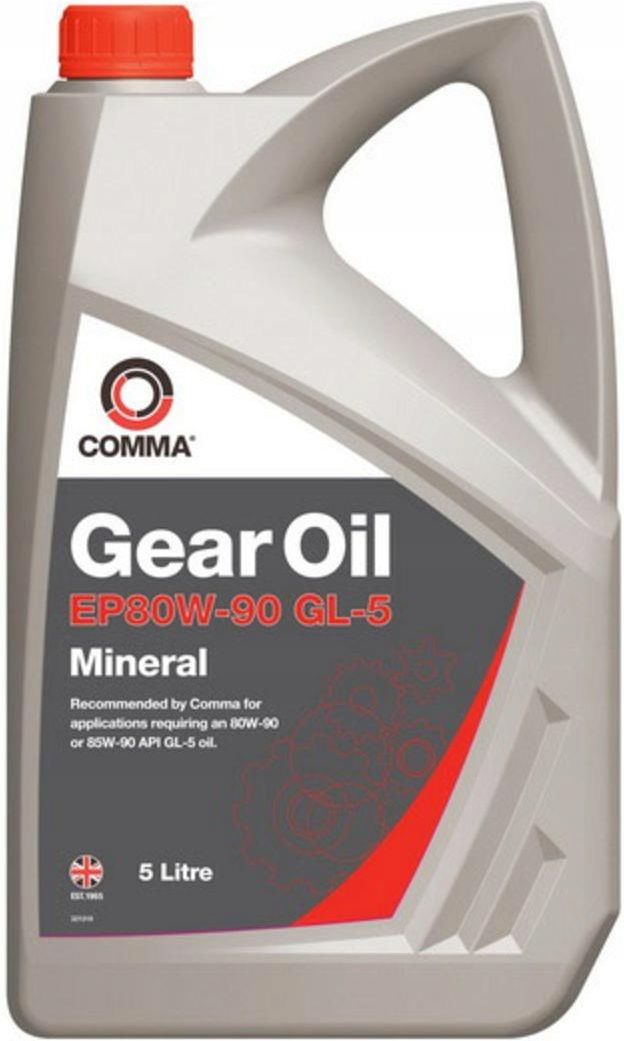 Olej przekładniowy Icnt Comma Ep 80W90 Gear Oil Gl5 5L Opinie i ceny