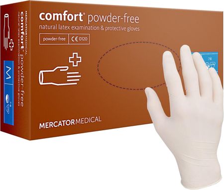 Mercator Medical Rękawice Lateksowe Bezpudrowe Comfort Pf Xl