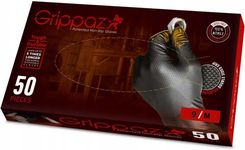 Zdjęcie Grippaz Rękawice Nitrylowe Czarne M 50szt. - Pszów