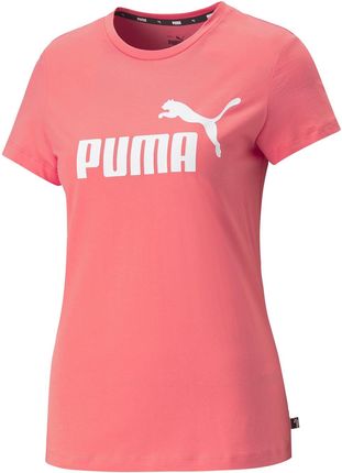 Damska Koszulka z krótkim rękawem Puma Ess Logo Tee (S) 58677591 – Pomarańczowy