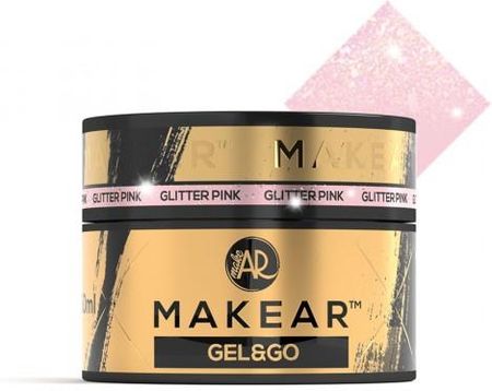 Makear Gel&Go Żel Budujący Gg22 Glitter Pink 50Ml